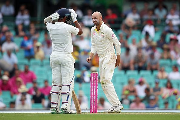 Lyon has to work harder to get wickets in India-Australia Tests due to good players like Kohli &amp; Pujara