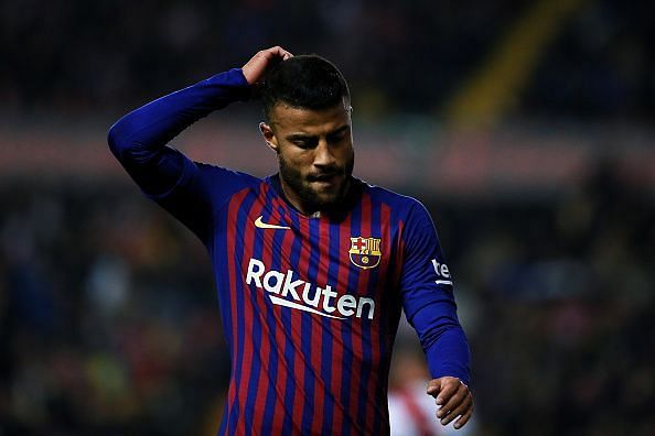 Rafinha is suffering tough luck with Barcelona