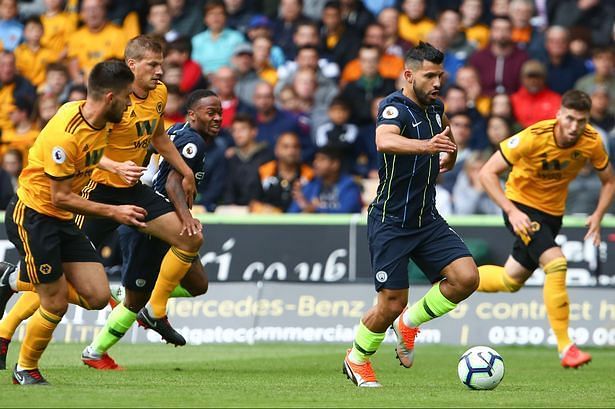 Manchester City dropped points against Wolves earlier in the season