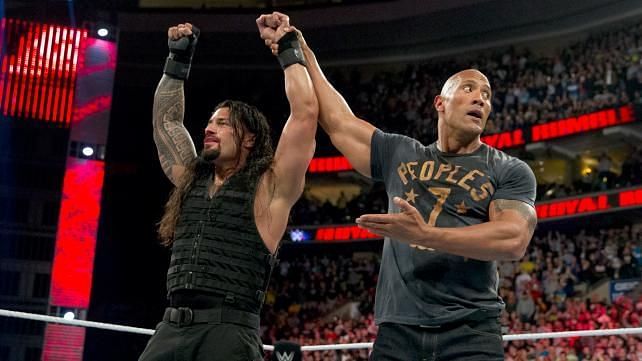 Roman Reigns and The Rock