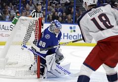 Vasilevskiy, Point help Lightning beat Blue Jackets 4-0