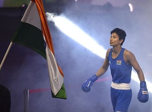 World Championship bronze medallist Assam's Lovlina Borgohain claimed the gold medal while Haryana boxer Manisha Moun had to be content with silver