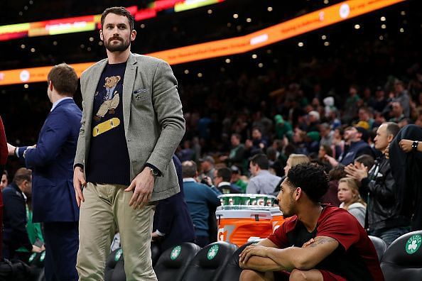 Kevin Love is recovering from a fo
