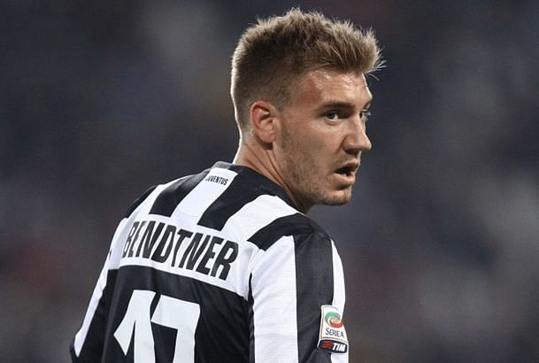 Nicklas Bendtner playing for Juventus