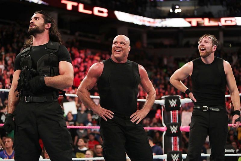 Angle has previously teamed up with Ambrose before in the past.