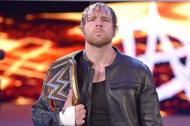 Dean Ambrose during his WWE title reign.