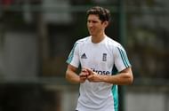 Zafar Ansari - practicing in the nets