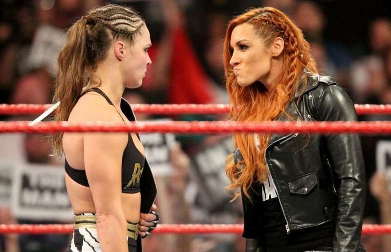 Ronda Rousey and Becky Lynch