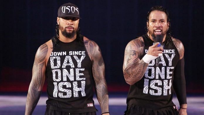 The Usos still spit fire on the mic.