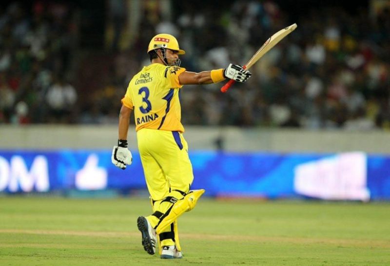 Raina has 34 fifties to his name in the IPL