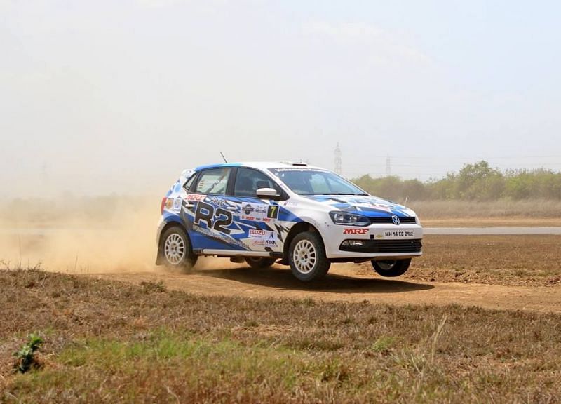 R2 in action - INRC South India Rally 2018 (Photo Credits: Anand Philar)