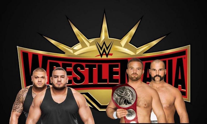 Akam and Rezar vs Dash and Dawson would light up WrestleMania 35