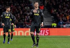 Twitter reacts to Cristiano Ronaldo’s cheeky ‘5 Champions Leagues’ gesture to Atletico Madrid fans