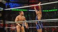 Santino somehow found his way inside the Elimination Chamber in 2012.