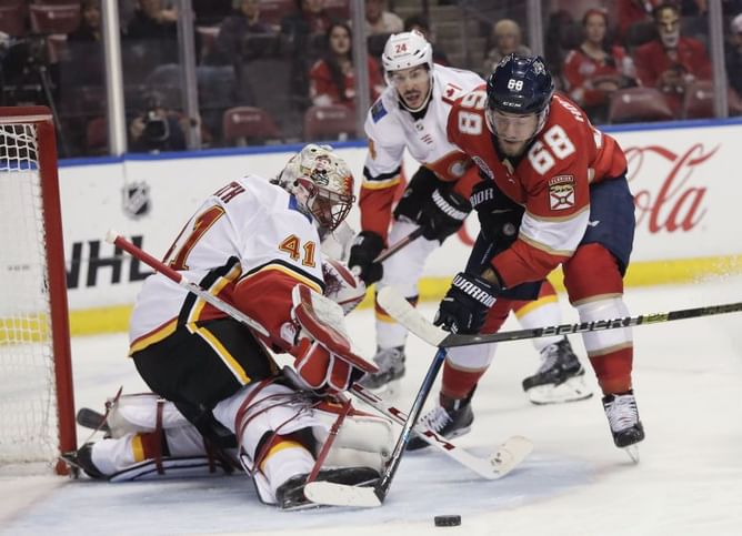 Trocheck's shootout goal lifts Panthers over Flames 3-2
