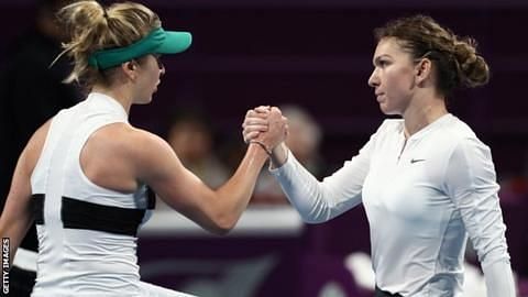 Simona Halep celebrated an out of this world