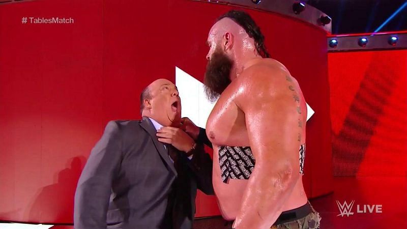 What issue does Braun Strowman have with Brock Lesnar&#039;s advocate?