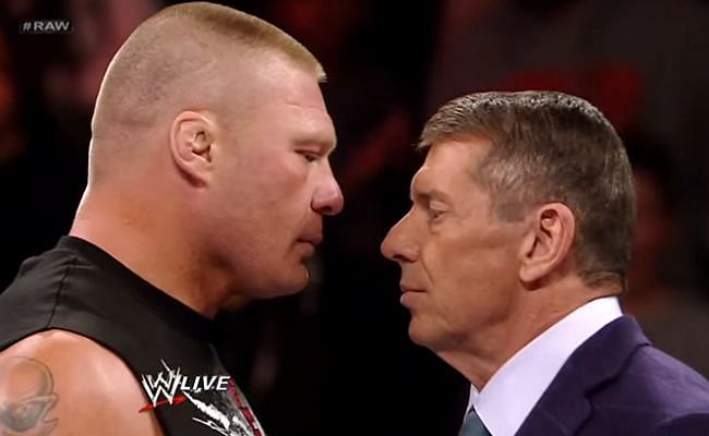 Image result for Brock Lesnar Vince McMahon