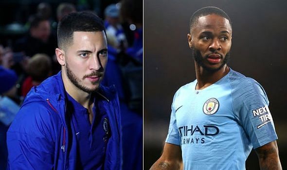 Chelsea talisman Eden Hazard and Manchester City&#039;s Raheem Sterling both feature in this list...
