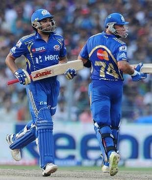 Rohit forged a record partnership of an unbeaten 167 with Herschelle Gibbs