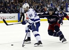 Kucherov has 5 points, Lightning beat Blue Jackets 5-1