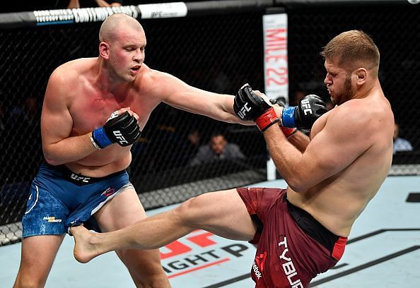 Stefan Struve and Marcin Tybura squared off in the Octagon