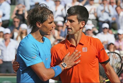 Rafael Nadal and Djokovic