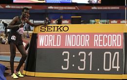 Tefera sets indoor world record in 1,500m