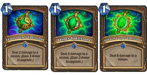 Image result for lesser jasper spellstone hearthstone