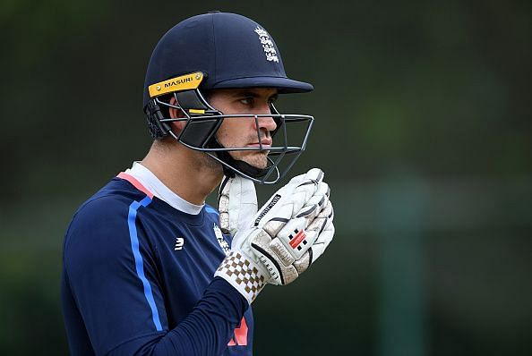 Alex Hales during a training session