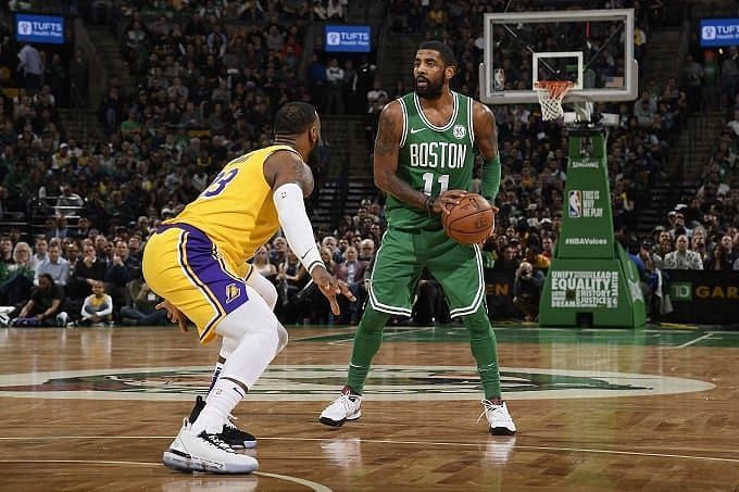 Kyrie Irving is unsure of re-signing with the Celtics in the offseason.