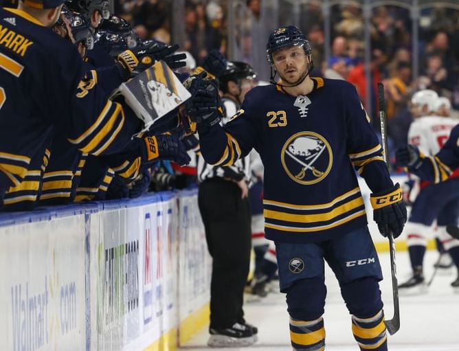Reinhart's hat trick leads Sabres to 5-2 win over Capitals