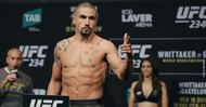 Robert Whittaker is on the sidelines with an unfortunate abdominal hernia