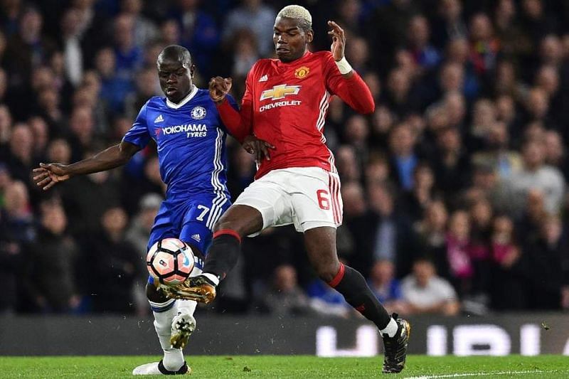 Pogba and Kante will battle for the midfield bragging rights