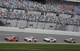 Truex and Wallace top Daytona speed charts in rainy 1st day