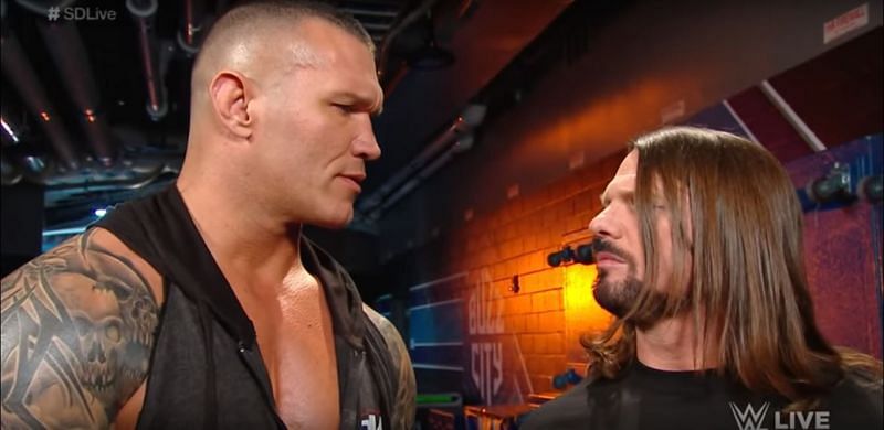 Randy Orton and AJ Styles had a confrontation on the latest episode of SmackDown LIVE