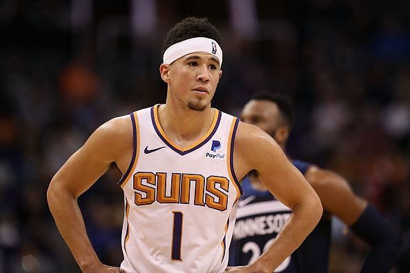 Devin Booker is questionable for the game