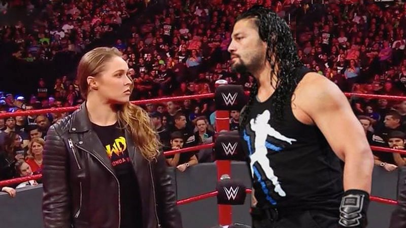 roman reigns and ronda rousey