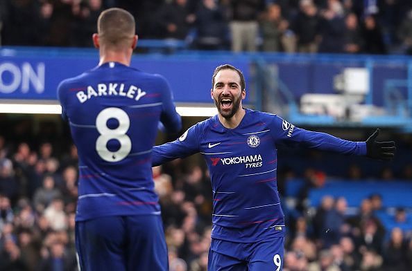 Twitter reacts as Gonzalo Higuain scores a brace at Stamford Bridge