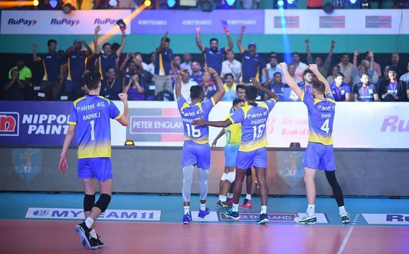 Kochi Blue Spikers have won both their games in the league so far