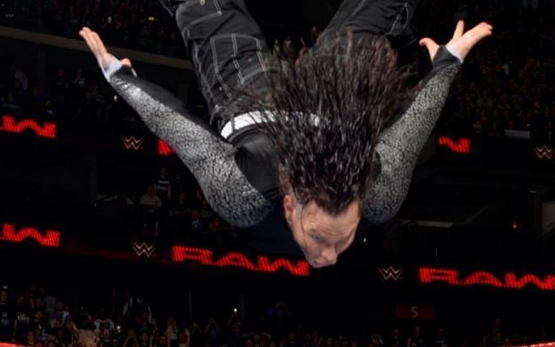 Jeff Hardy has a propensity for leaping off of tall structures to deliver his patented Swanton Bomb