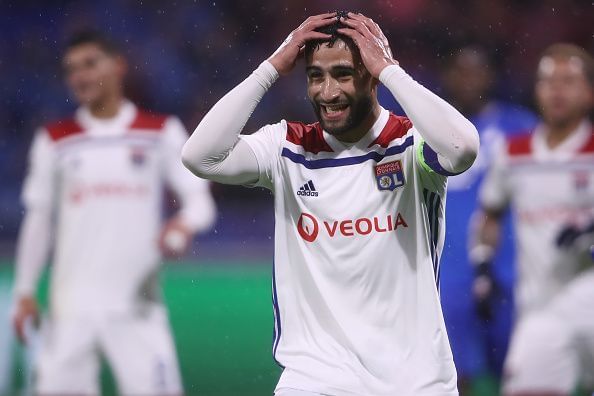 Olympique Lyonnais Captain Nabil Fekir