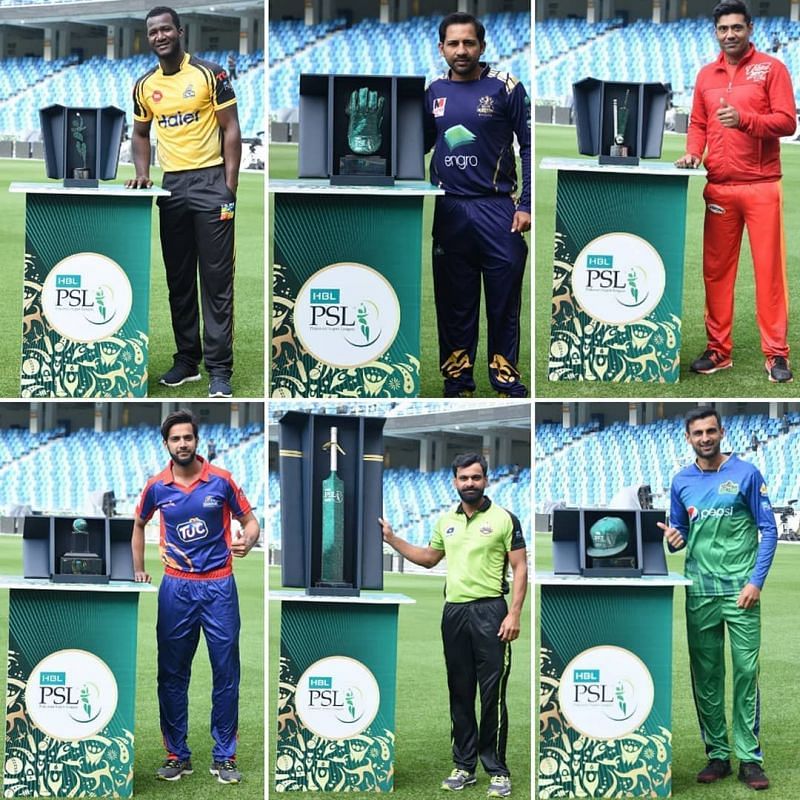 Captains with all the PSL Awards