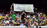Australian fans at their best d an Ashes match