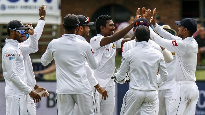 Image result for Sri Lanka winning their first Test series win on South African soil