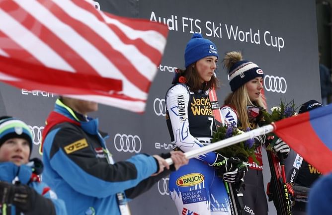 Shiffrin, Vlhova share victory in last GS before worlds