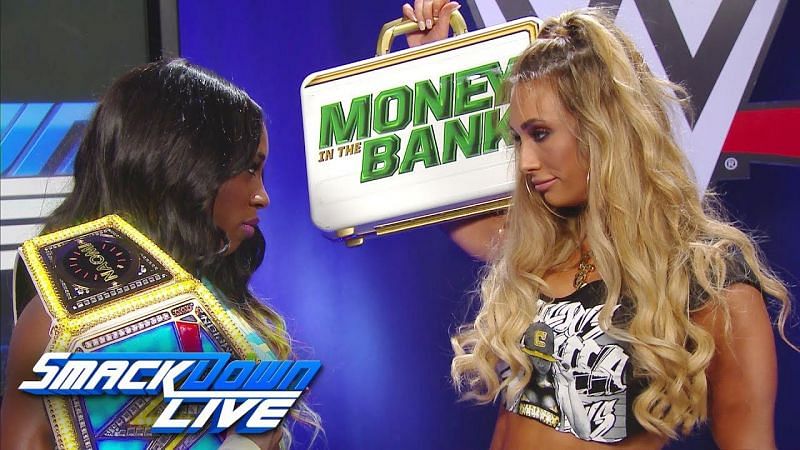 Naomi and Carmella as rivals on Smackdown Live