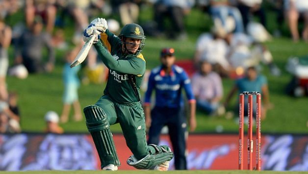 Quinton de Kock in action during his 138* against England.