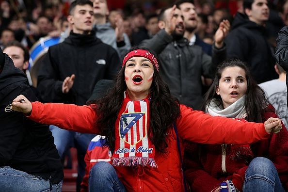 The atmosphere at the Wanda Metropolitano was electric