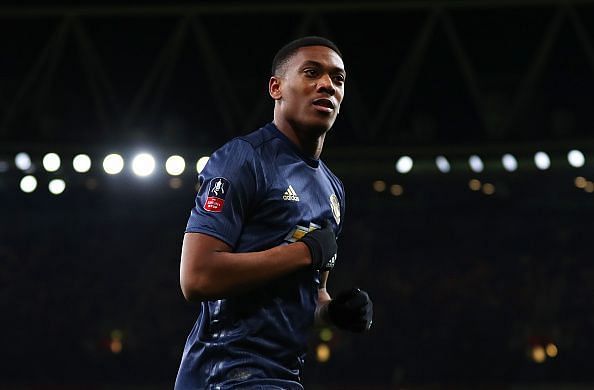 Manchester United recently tied Martial to a new deal